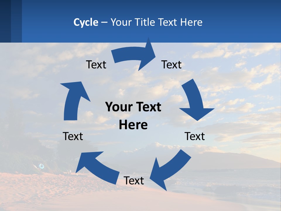 Sky With Clouds PowerPoint Template