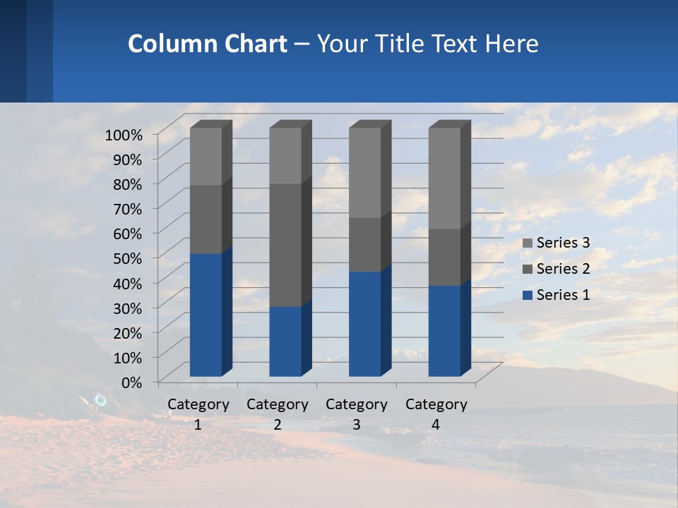 Sky With Clouds PowerPoint Template