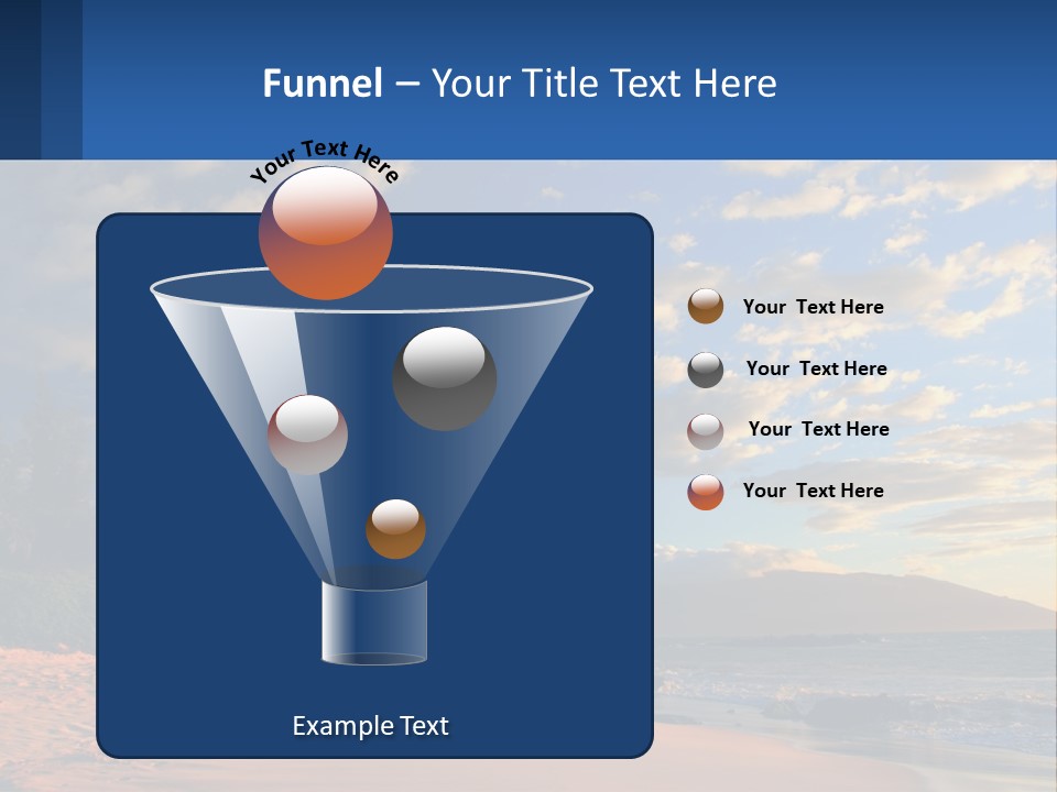 Sky With Clouds PowerPoint Template