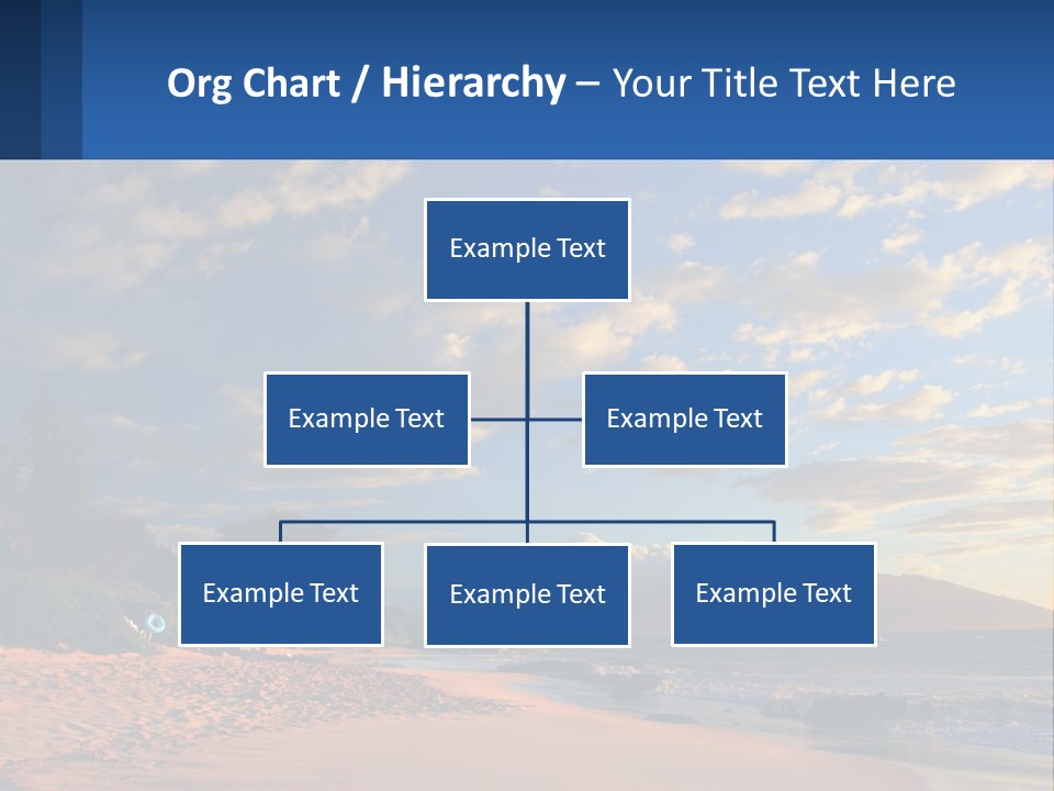 Sky With Clouds PowerPoint Template
