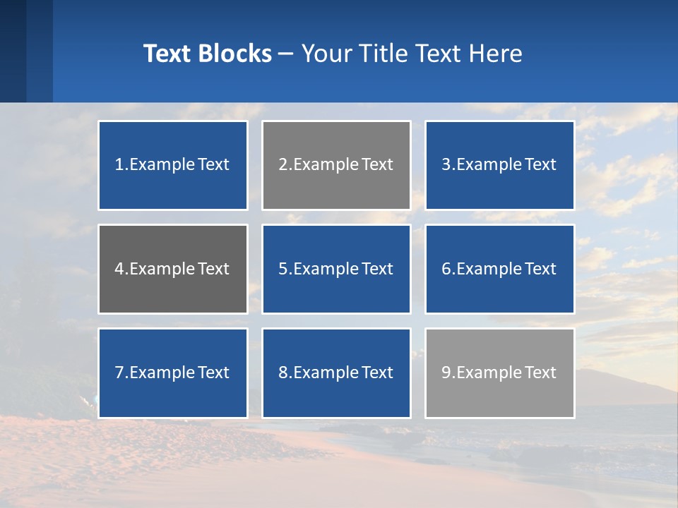 Sky With Clouds PowerPoint Template