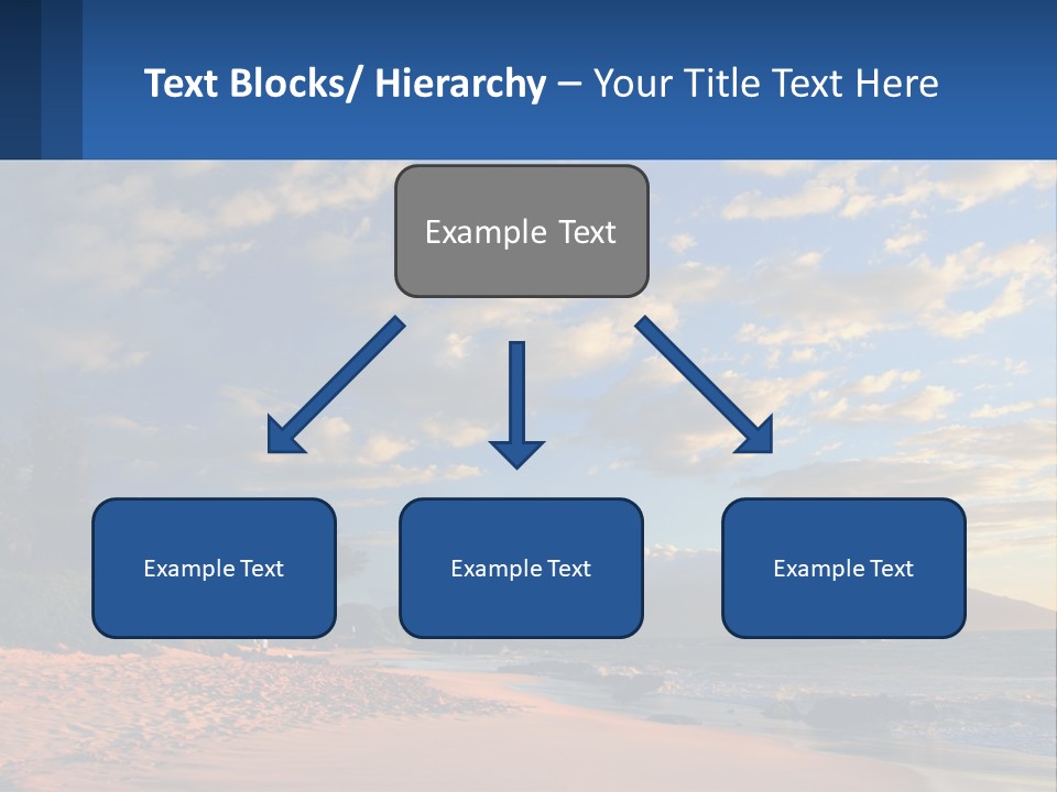 Sky With Clouds PowerPoint Template
