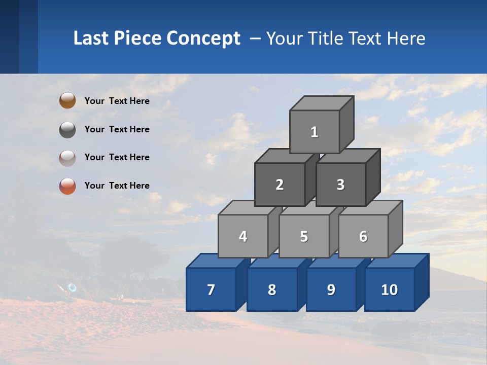 Sky With Clouds PowerPoint Template