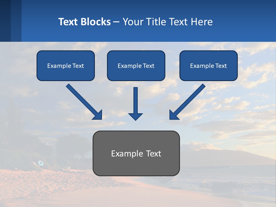 Sky With Clouds PowerPoint Template