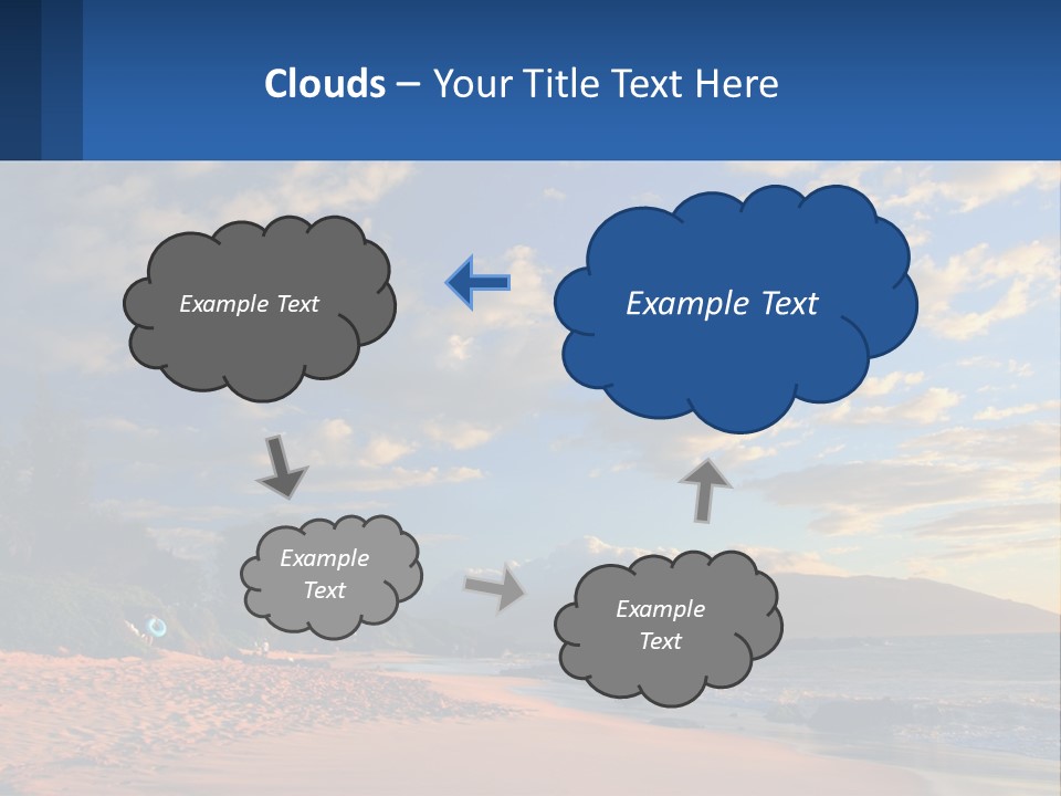 Sky With Clouds PowerPoint Template