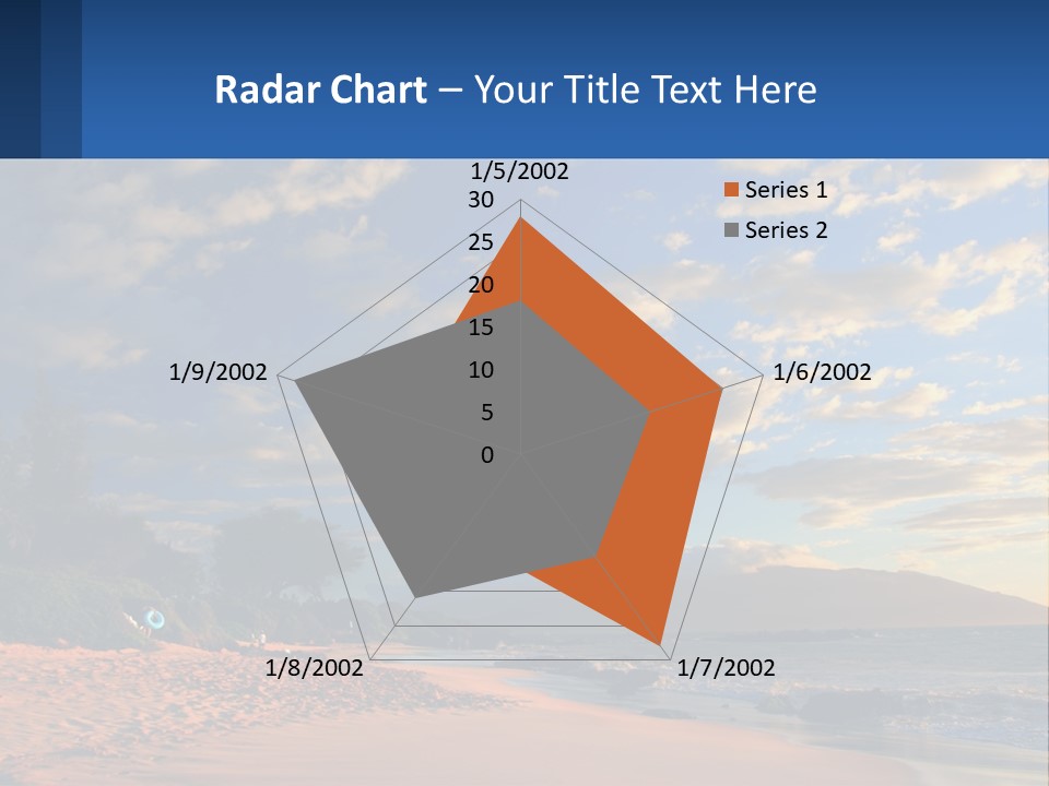 Sky With Clouds PowerPoint Template