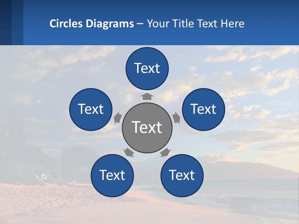 Sky With Clouds PowerPoint Template