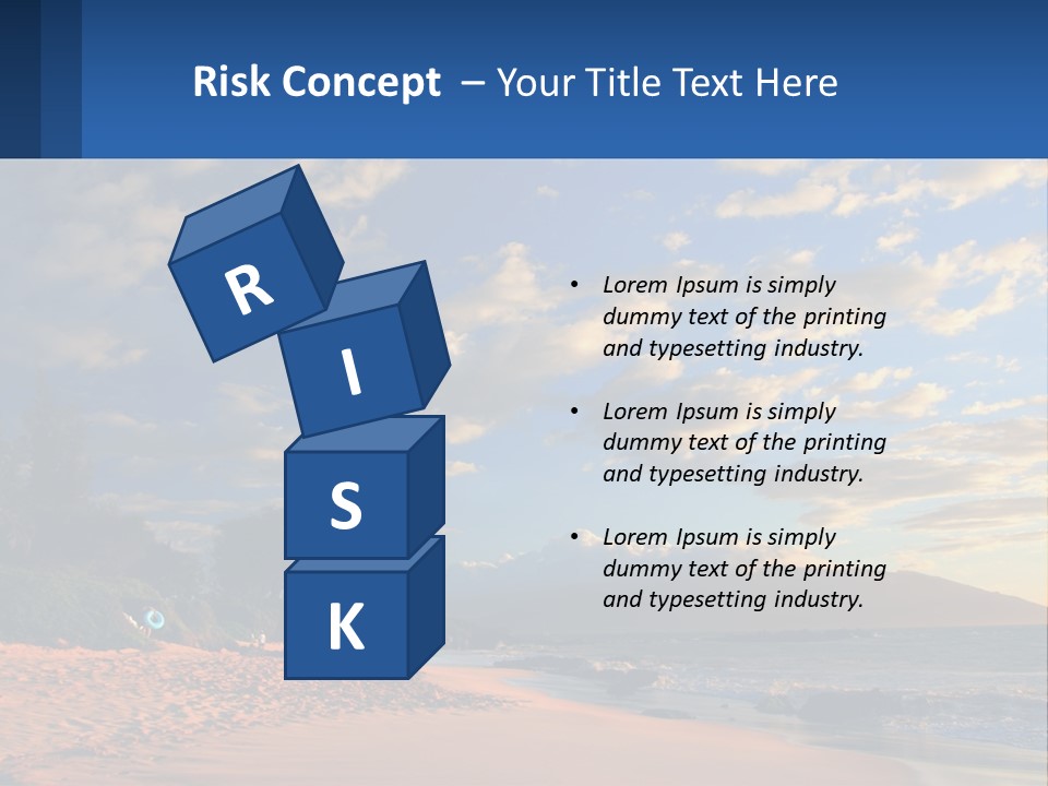 Sky With Clouds PowerPoint Template