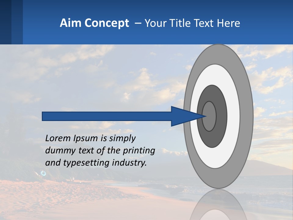 Sky With Clouds PowerPoint Template