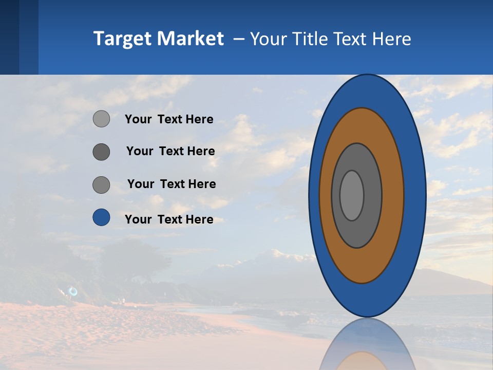 Sky With Clouds PowerPoint Template