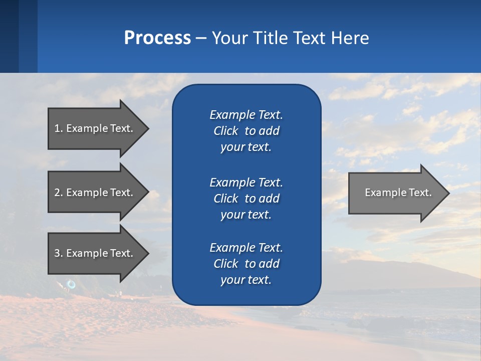 Sky With Clouds PowerPoint Template