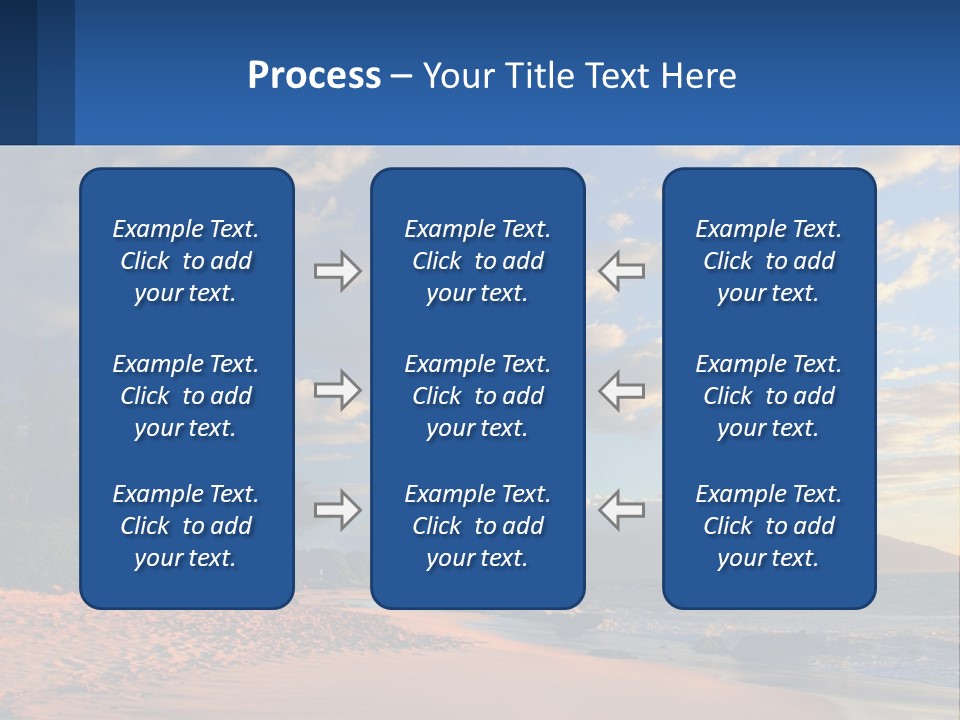 Sky With Clouds PowerPoint Template