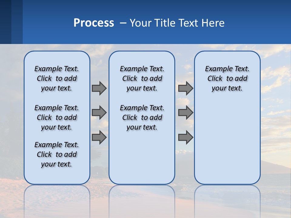 Sky With Clouds PowerPoint Template