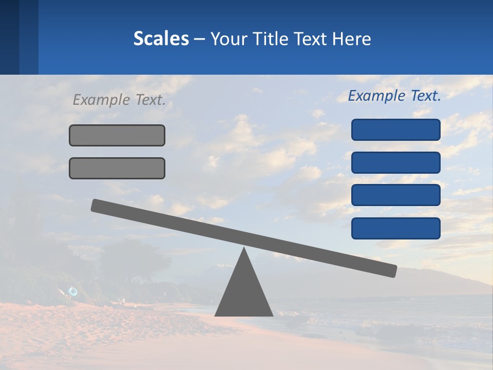 Sky With Clouds PowerPoint Template