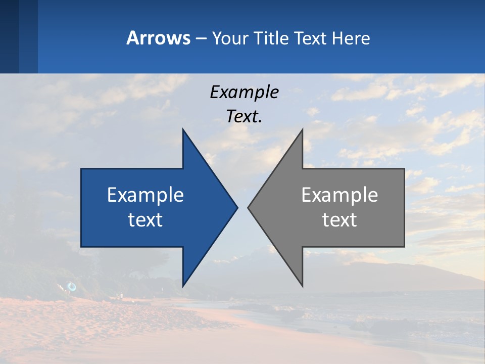 Sky With Clouds PowerPoint Template