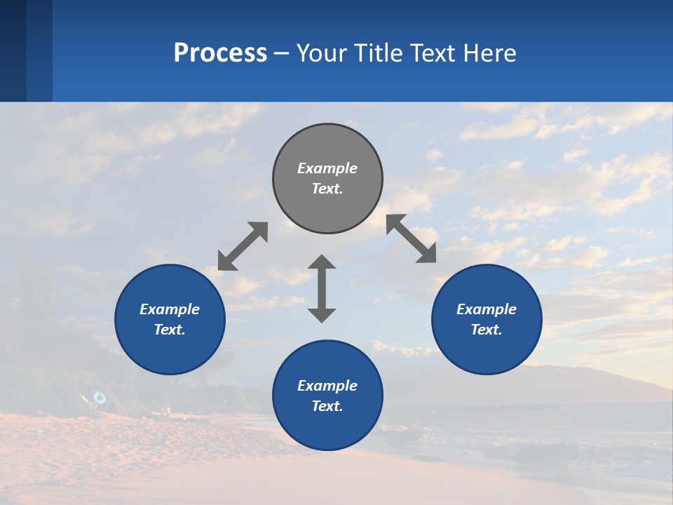 Sky With Clouds PowerPoint Template