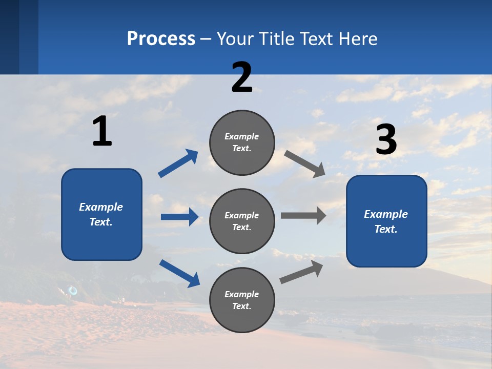Sky With Clouds PowerPoint Template