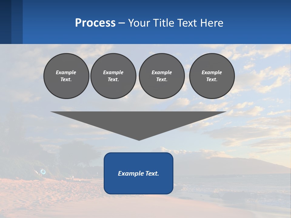 Sky With Clouds PowerPoint Template