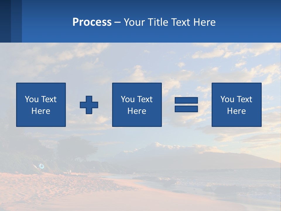 Sky With Clouds PowerPoint Template