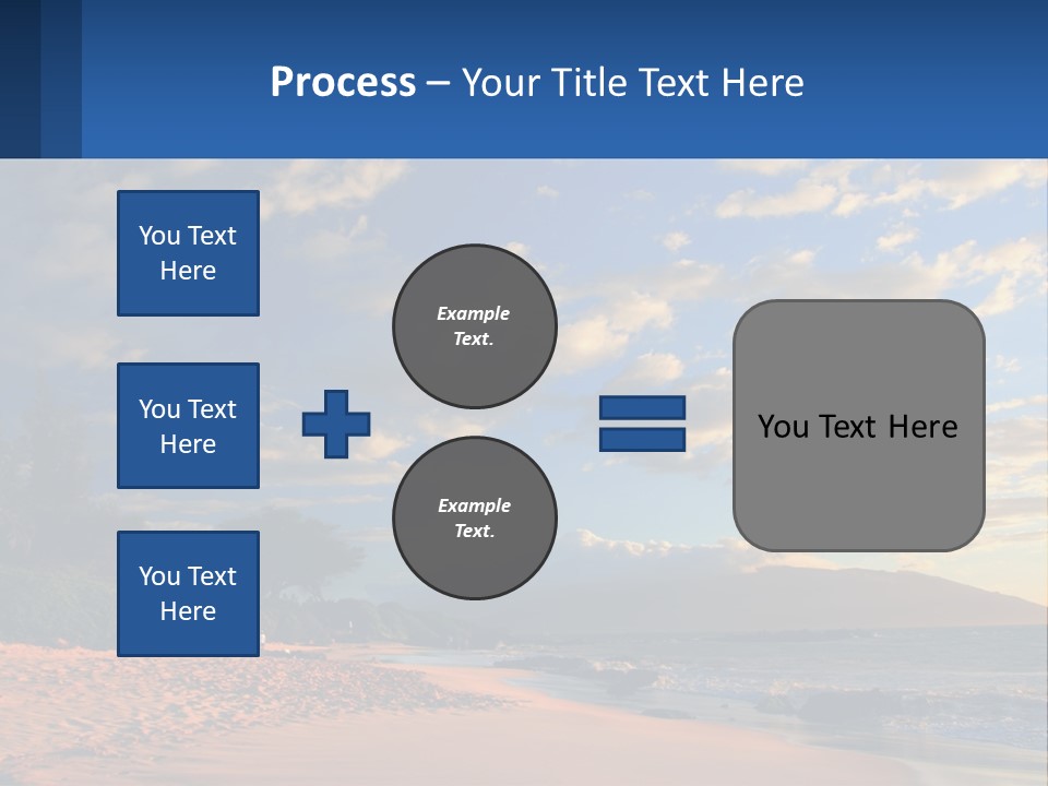 Sky With Clouds PowerPoint Template