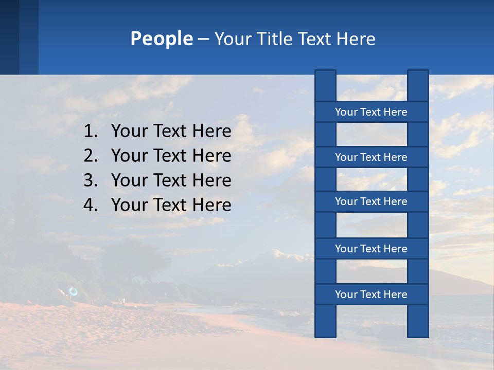 Sky With Clouds PowerPoint Template