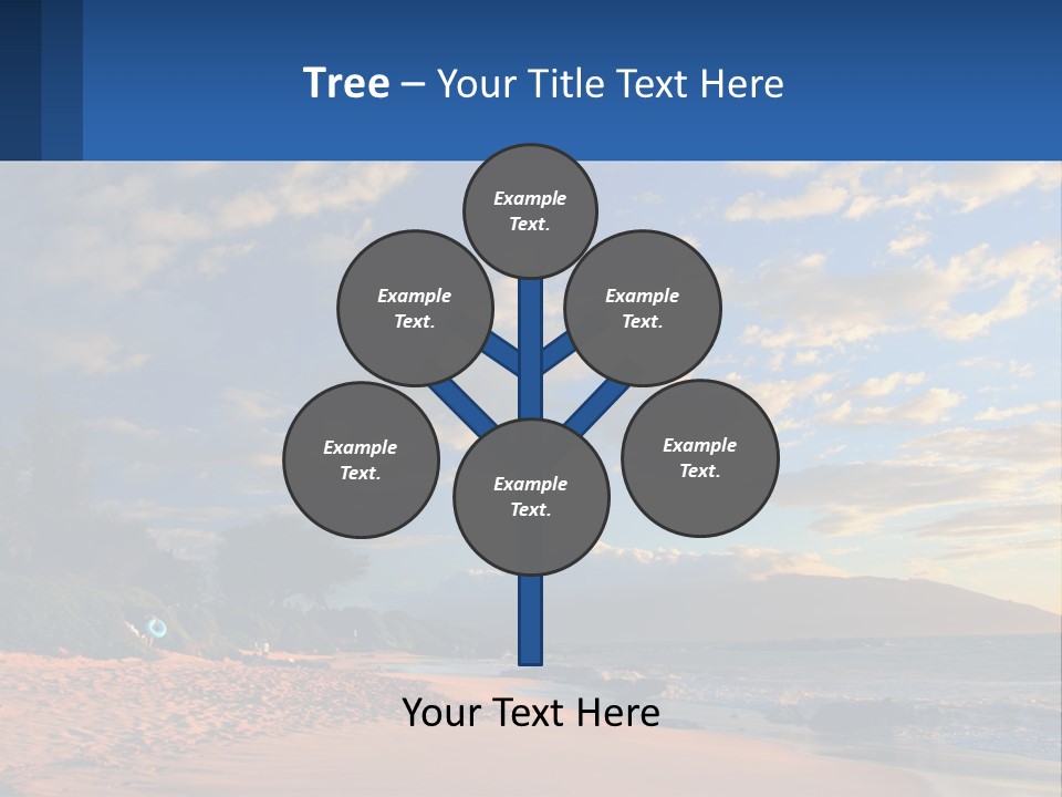 Sky With Clouds PowerPoint Template