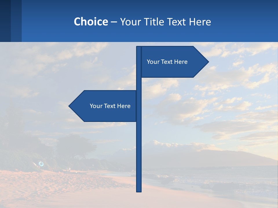 Sky With Clouds PowerPoint Template