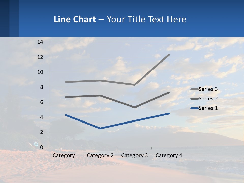 Sky With Clouds PowerPoint Template