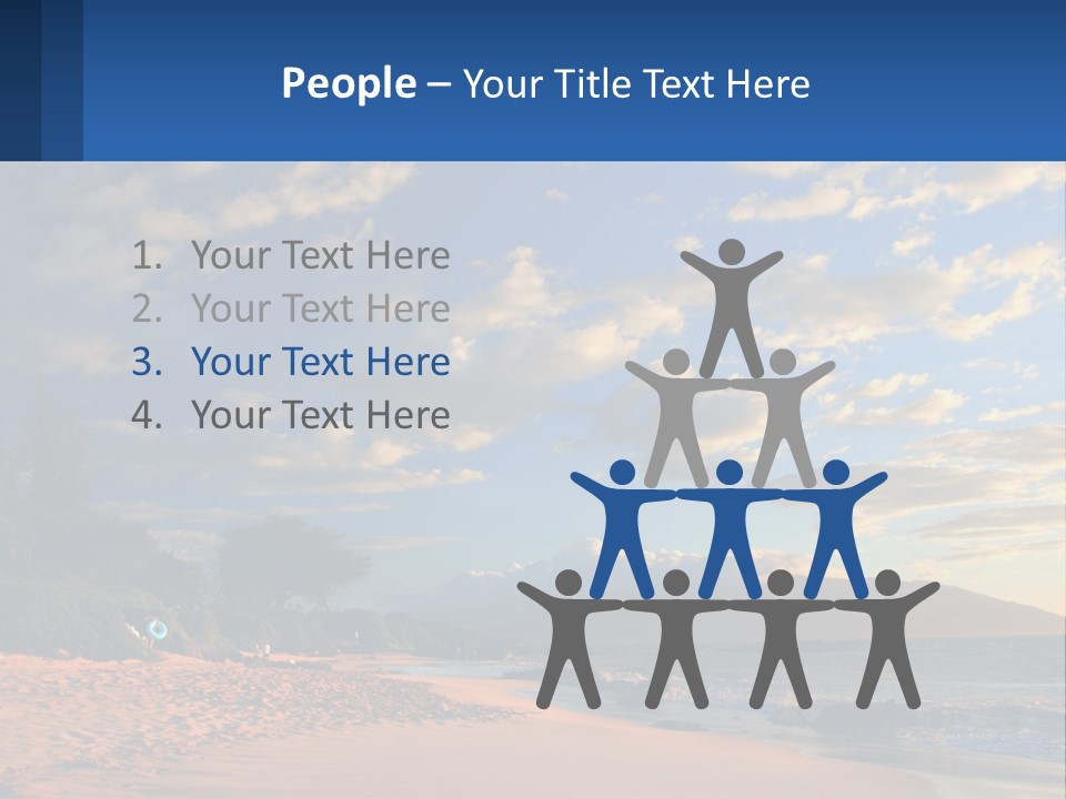 Sky With Clouds PowerPoint Template