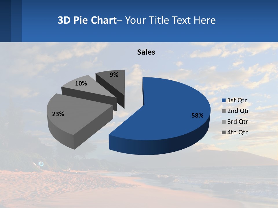 Sky With Clouds PowerPoint Template
