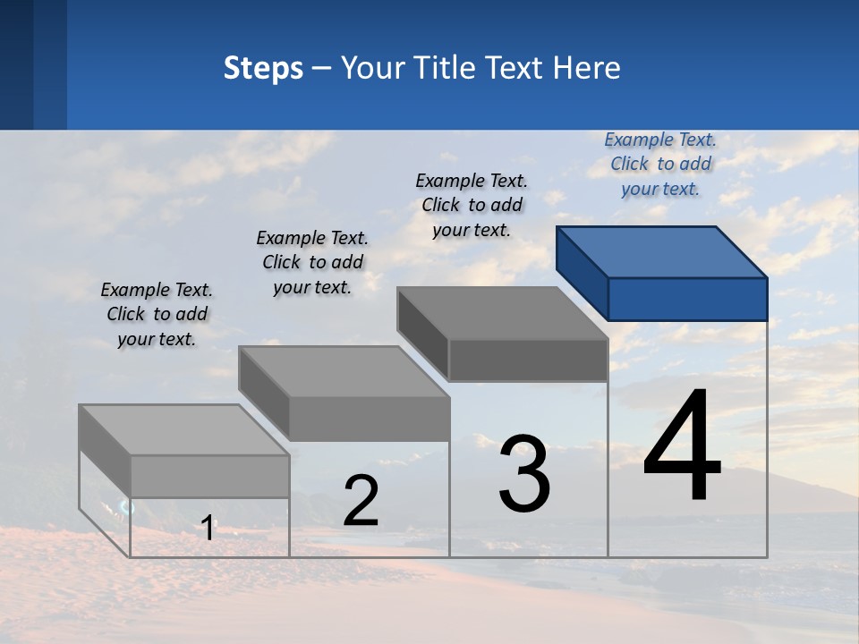 Sky With Clouds PowerPoint Template
