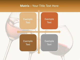 Glasses With Wine PowerPoint Template