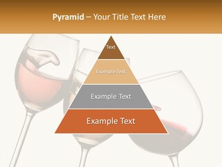 Glasses With Wine PowerPoint Template