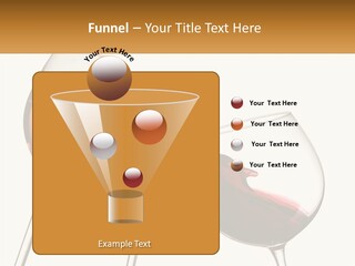 Glasses With Wine PowerPoint Template