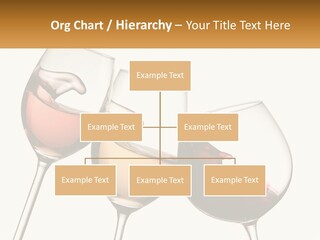 Glasses With Wine PowerPoint Template
