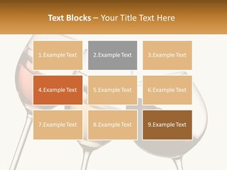 Glasses With Wine PowerPoint Template