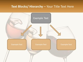 Glasses With Wine PowerPoint Template