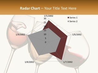 Glasses With Wine PowerPoint Template