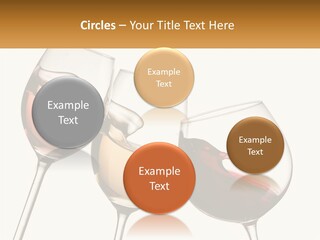 Glasses With Wine PowerPoint Template