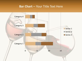 Glasses With Wine PowerPoint Template