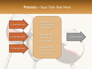 Glasses With Wine PowerPoint Template
