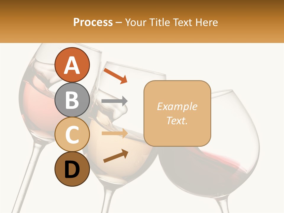 Glasses With Wine PowerPoint Template