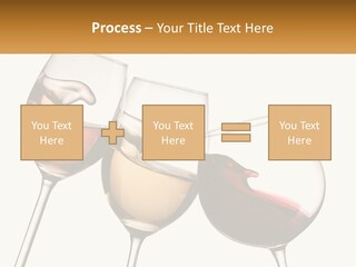 Glasses With Wine PowerPoint Template