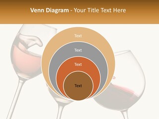 Glasses With Wine PowerPoint Template