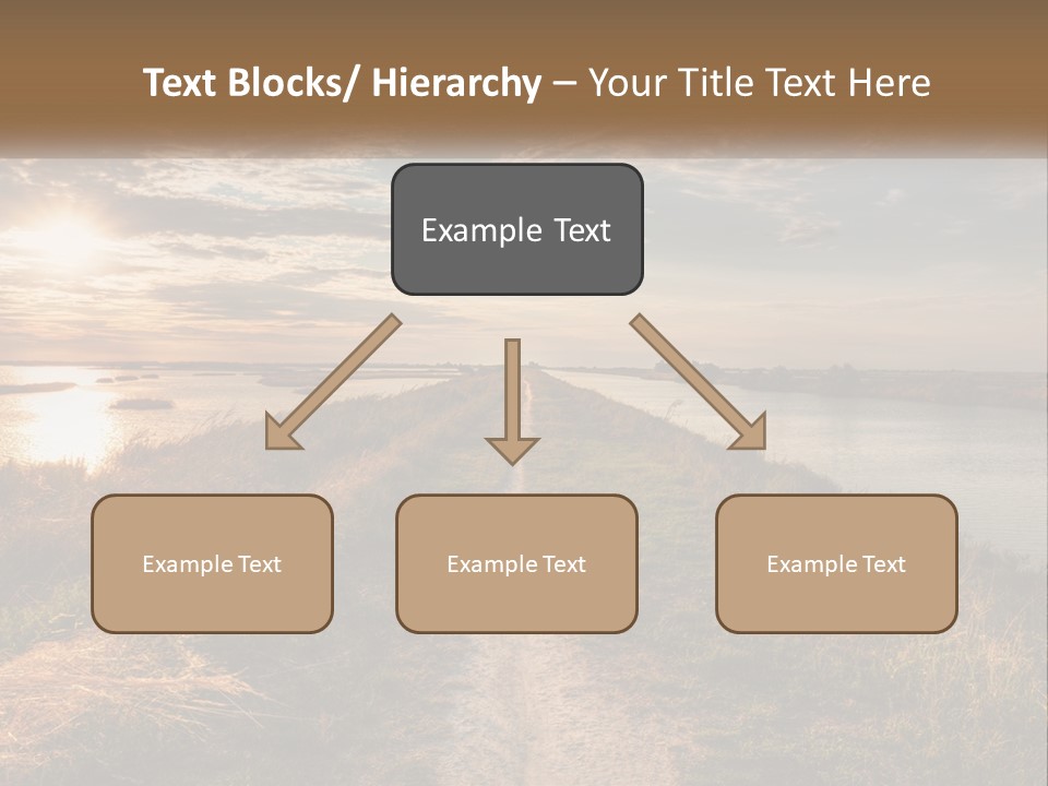 Path Through The Swamp PowerPoint Template