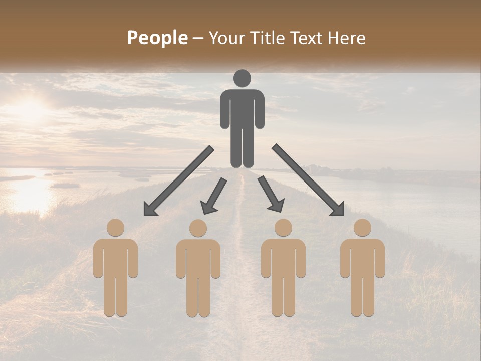 Path Through The Swamp PowerPoint Template