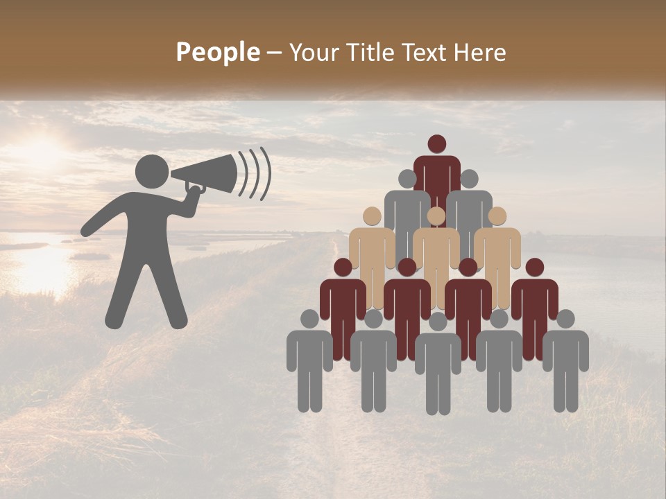 Path Through The Swamp PowerPoint Template