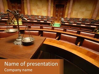 Courtroom PowerPoint Template