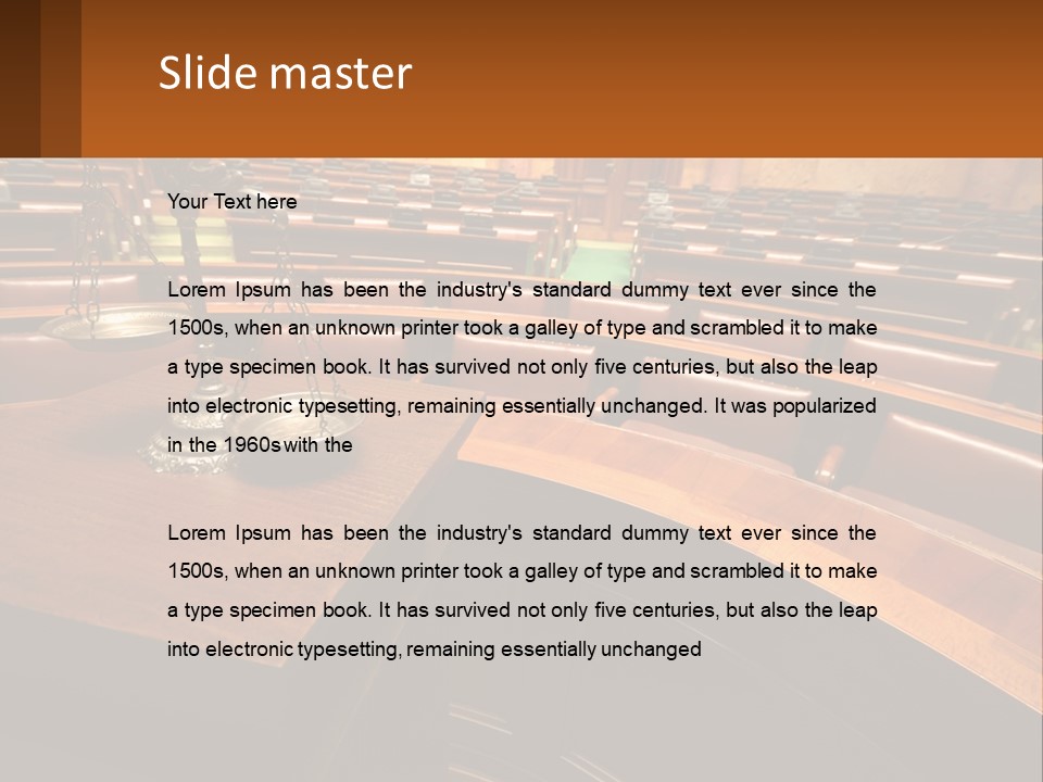 Courtroom PowerPoint Template