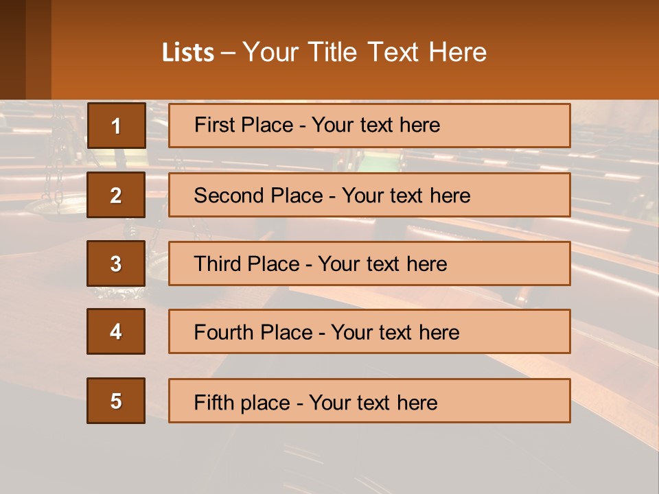Courtroom PowerPoint Template